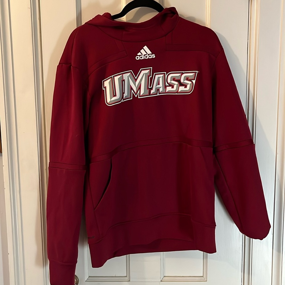 Adidas UMass Hooded Sweatshirt